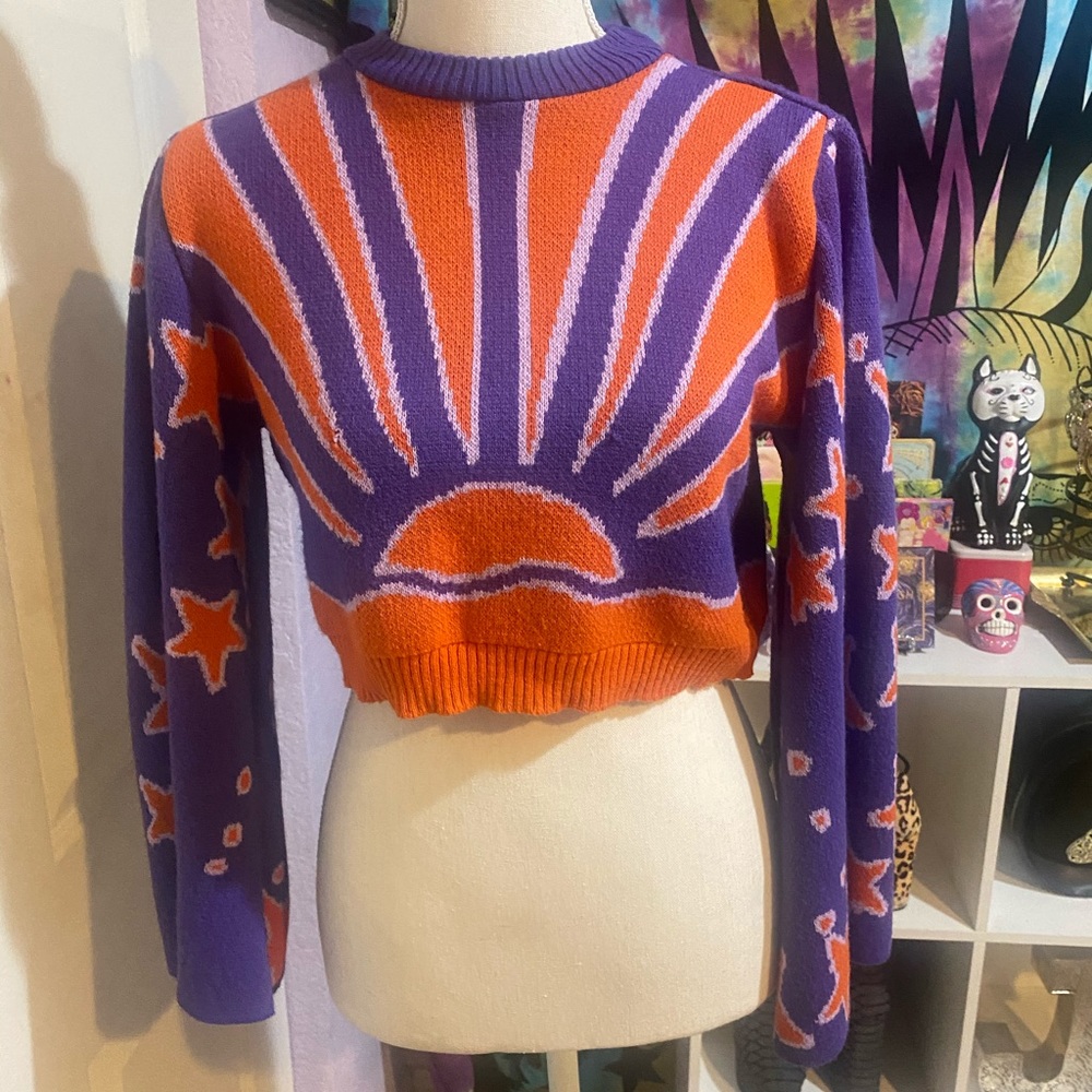 70s Cropped Sweater
